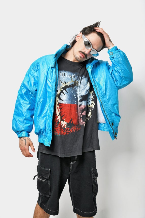 OLD puff jkt skyblue