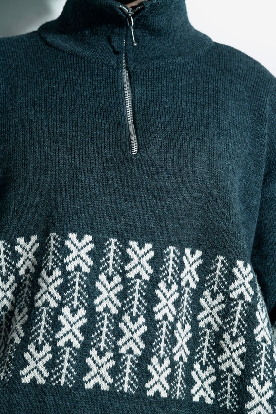 vintage quarter zip jumper