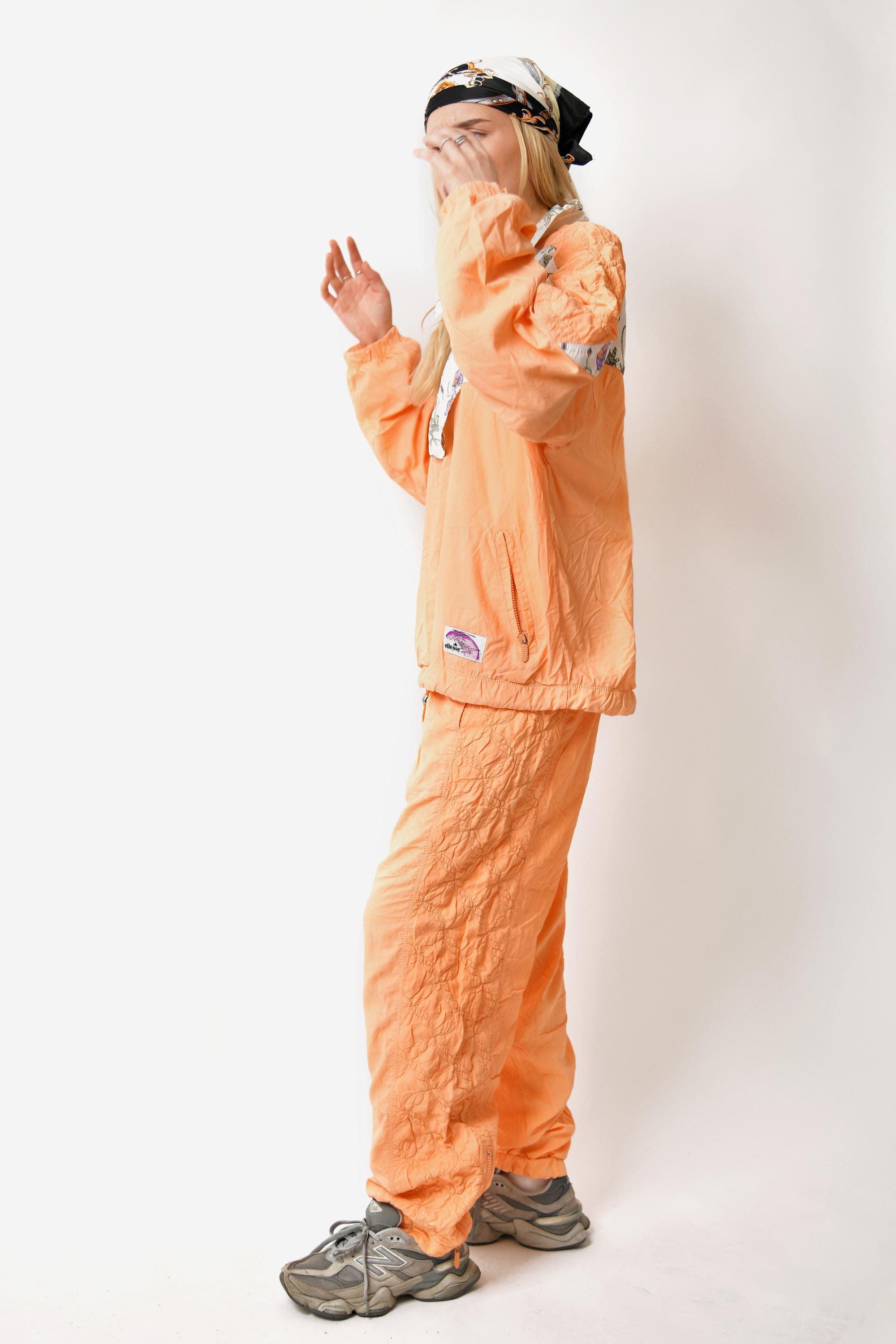 Ellesse 80s Shell Suit Orange Colour for Women | Vintage