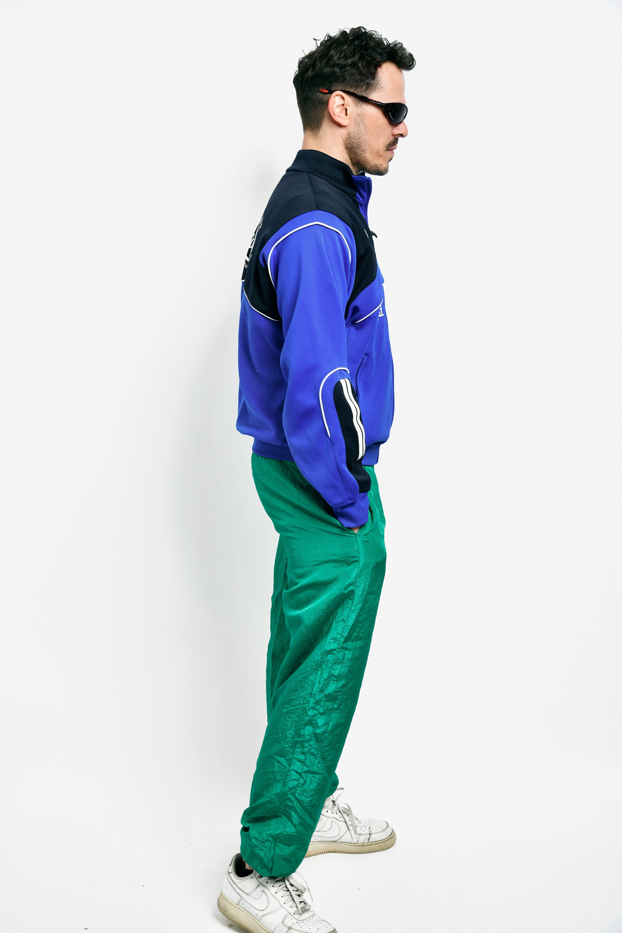 ヴィンテージ スポーツジャケット Vintage Sports Jacket Men Blue Colour | 90's Style Retro