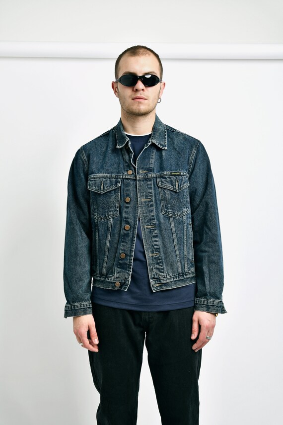 WRANGLER Mens 80s Vintage Denim Jacket 