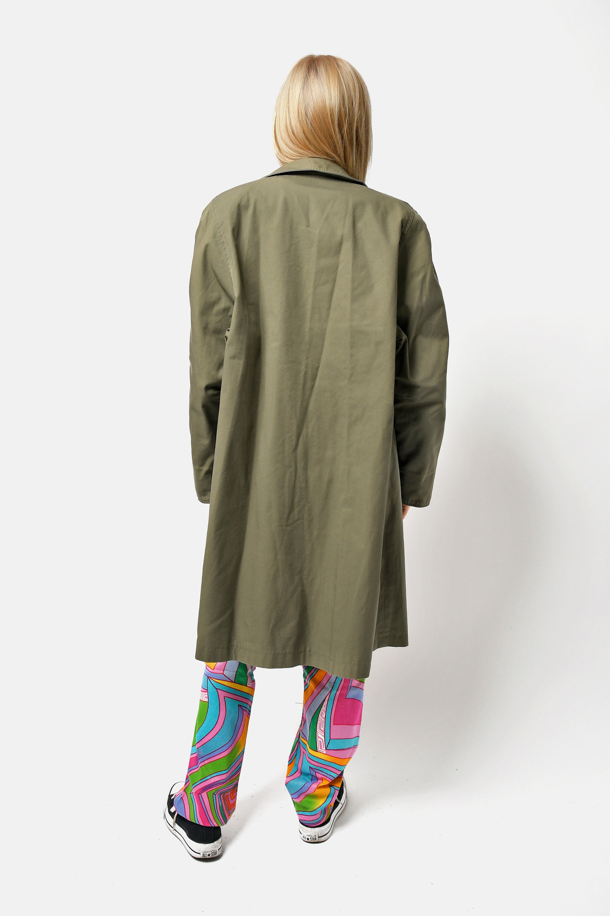 Yoke Reversible Trench Coat Size 2, Excellent Condition