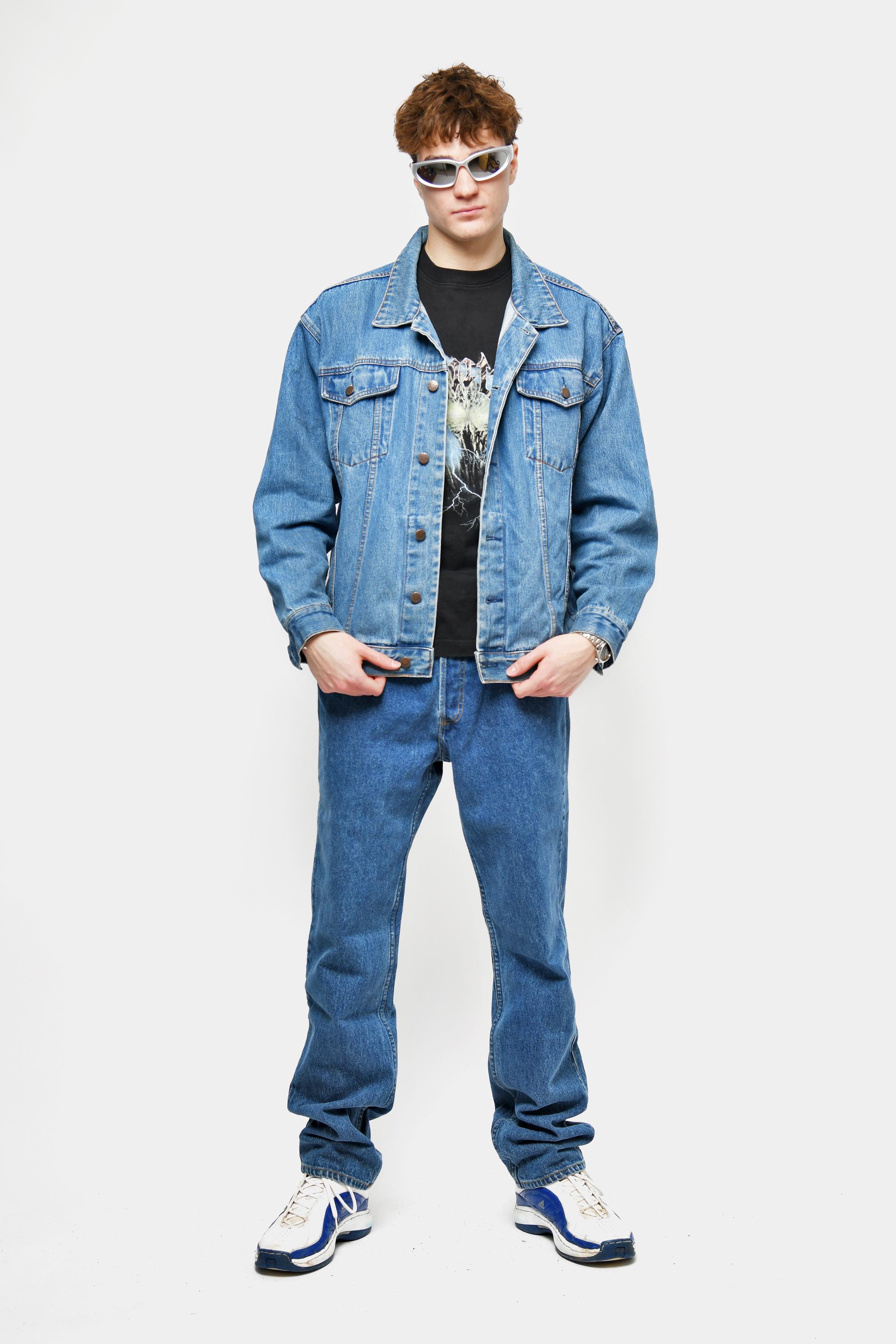 新品　 Jeans 90S DENIM JACKET M 90s Denim Jacket - Etsy Canada