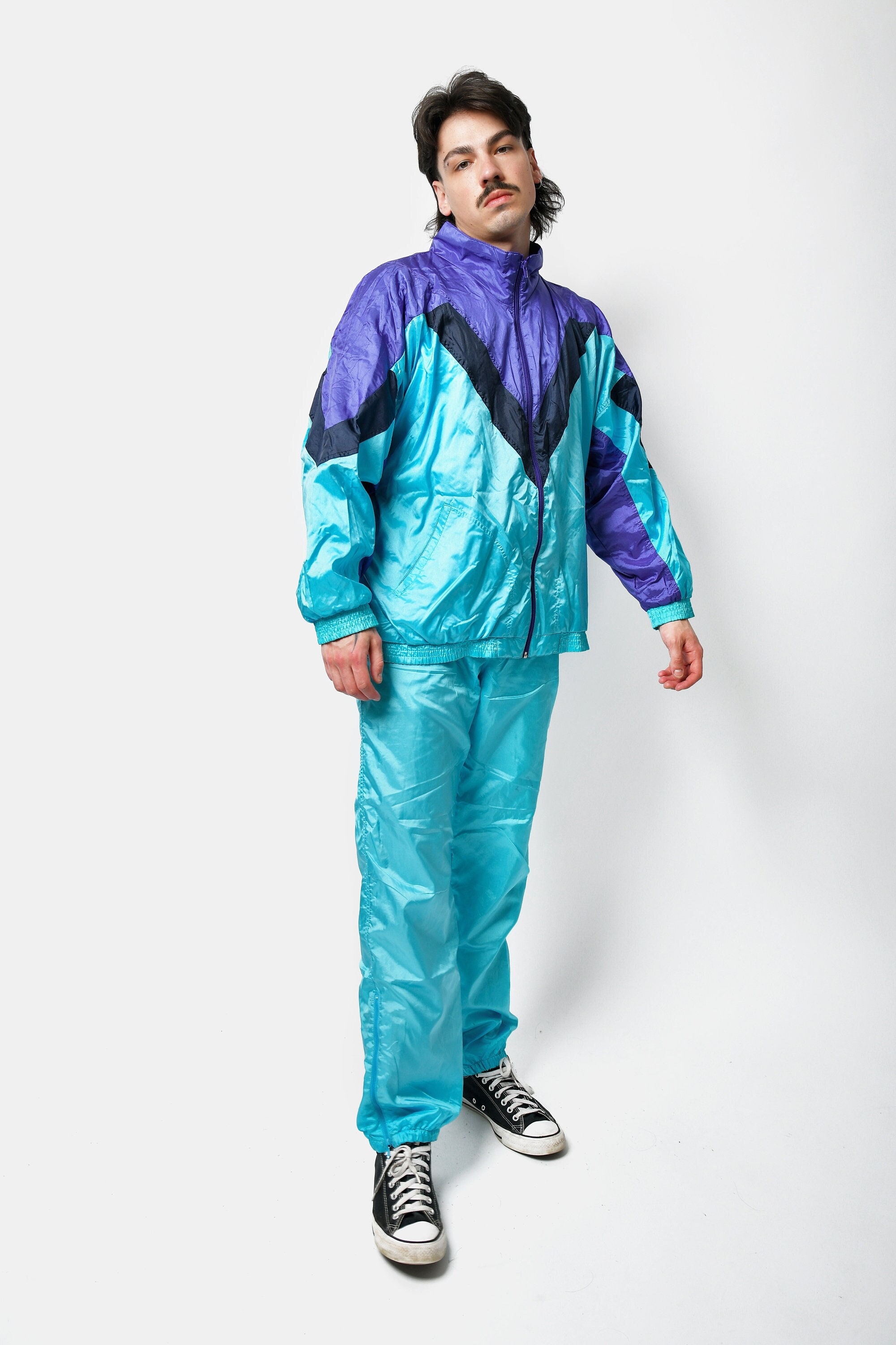 ADIDAS Originals Vintage Full Tracksuit in Blue Colour for