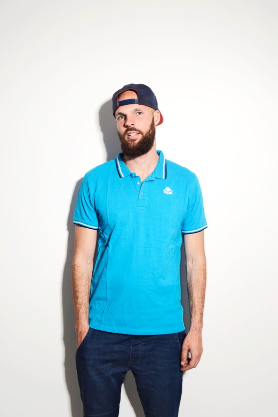 KAPPA 90s Sports Vintage Polo Shirt in 