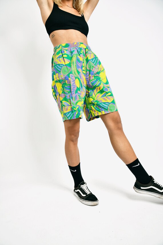 Pantalones vintage los 90 multicolores para mujer / - Etsy España