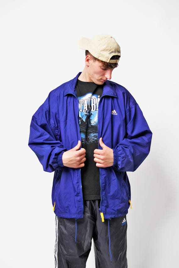 Jacke Adidas Retro Trainingsanzug 90er ADIDAS Vintage Sportjacke