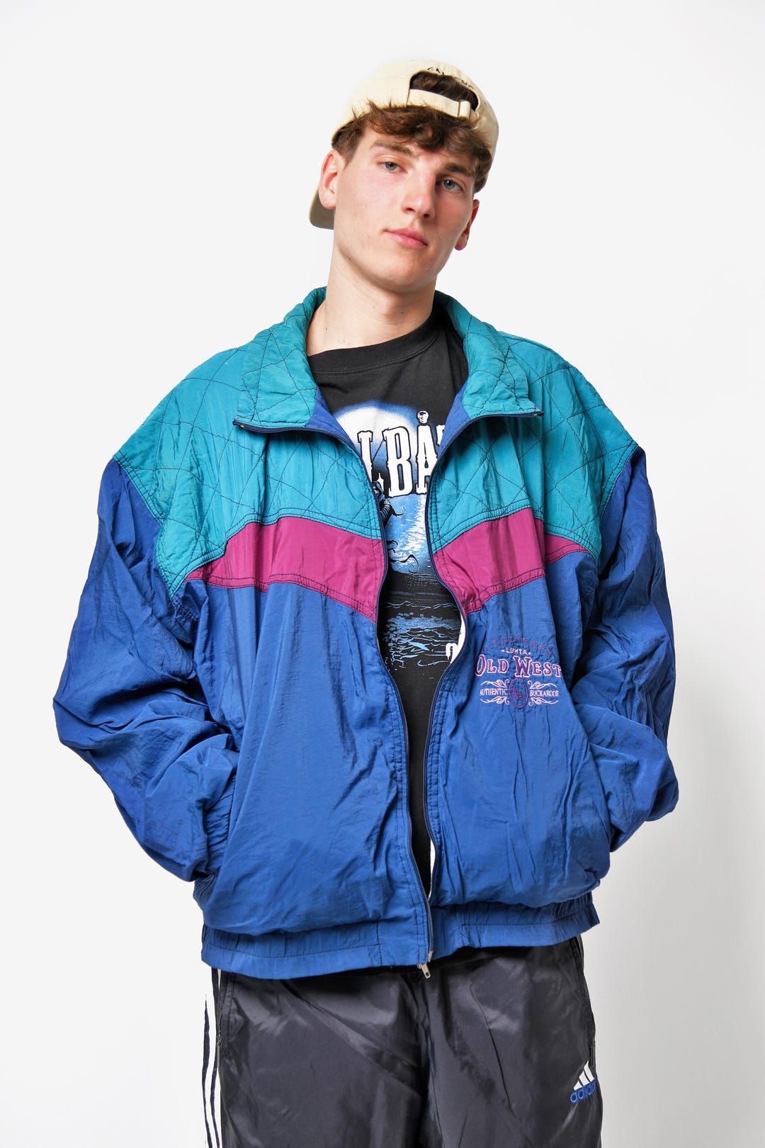 ジャケット・アウター 80s 90s EURO wide linen coverall jacket 80s 90s EURO wide linen coverall jacket