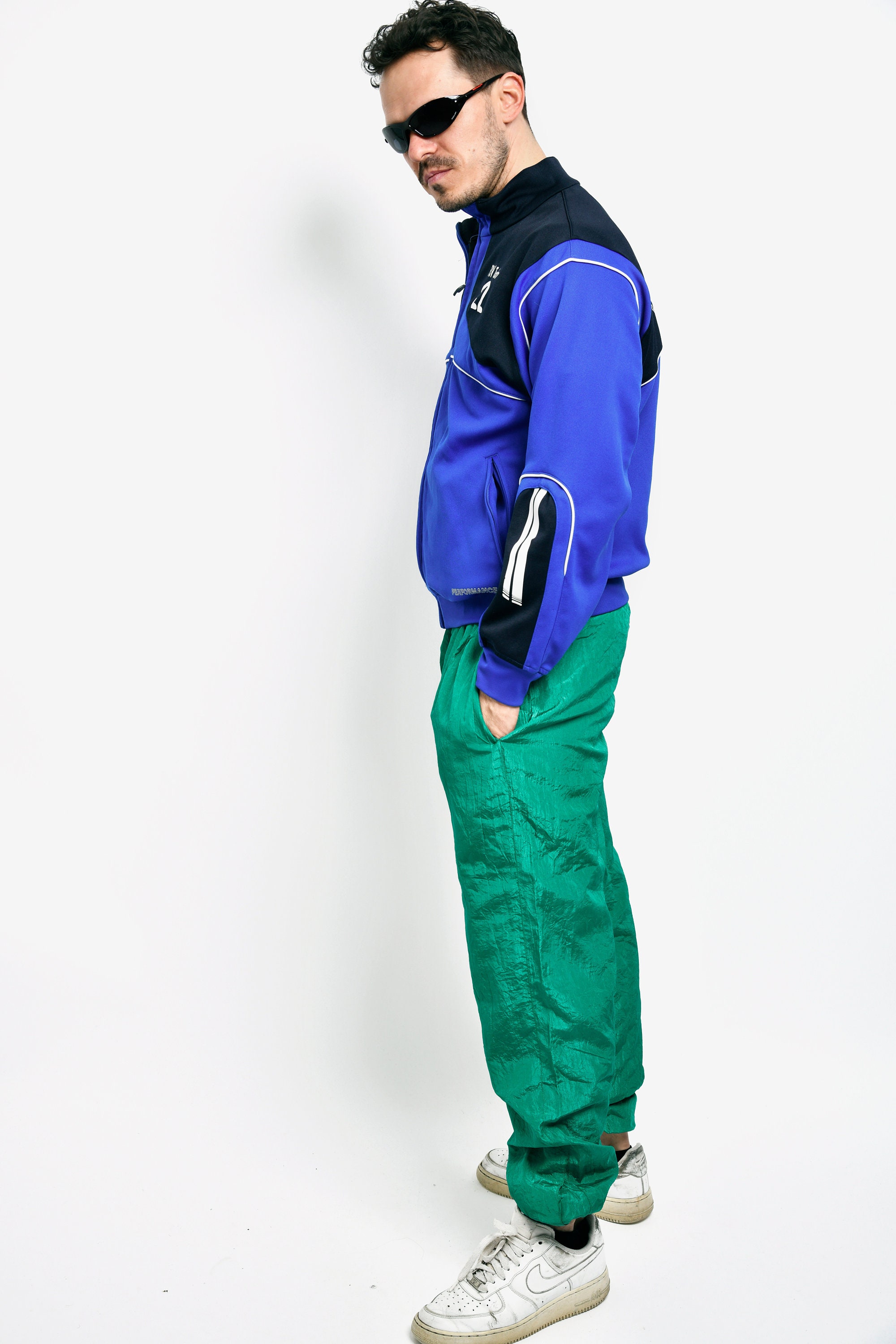 40s DEADSTOCK VINTAGE SPORTSJACKET スポジャケ Vintage 80s Colorblock Disco Sports Jacket Size S | eBay
