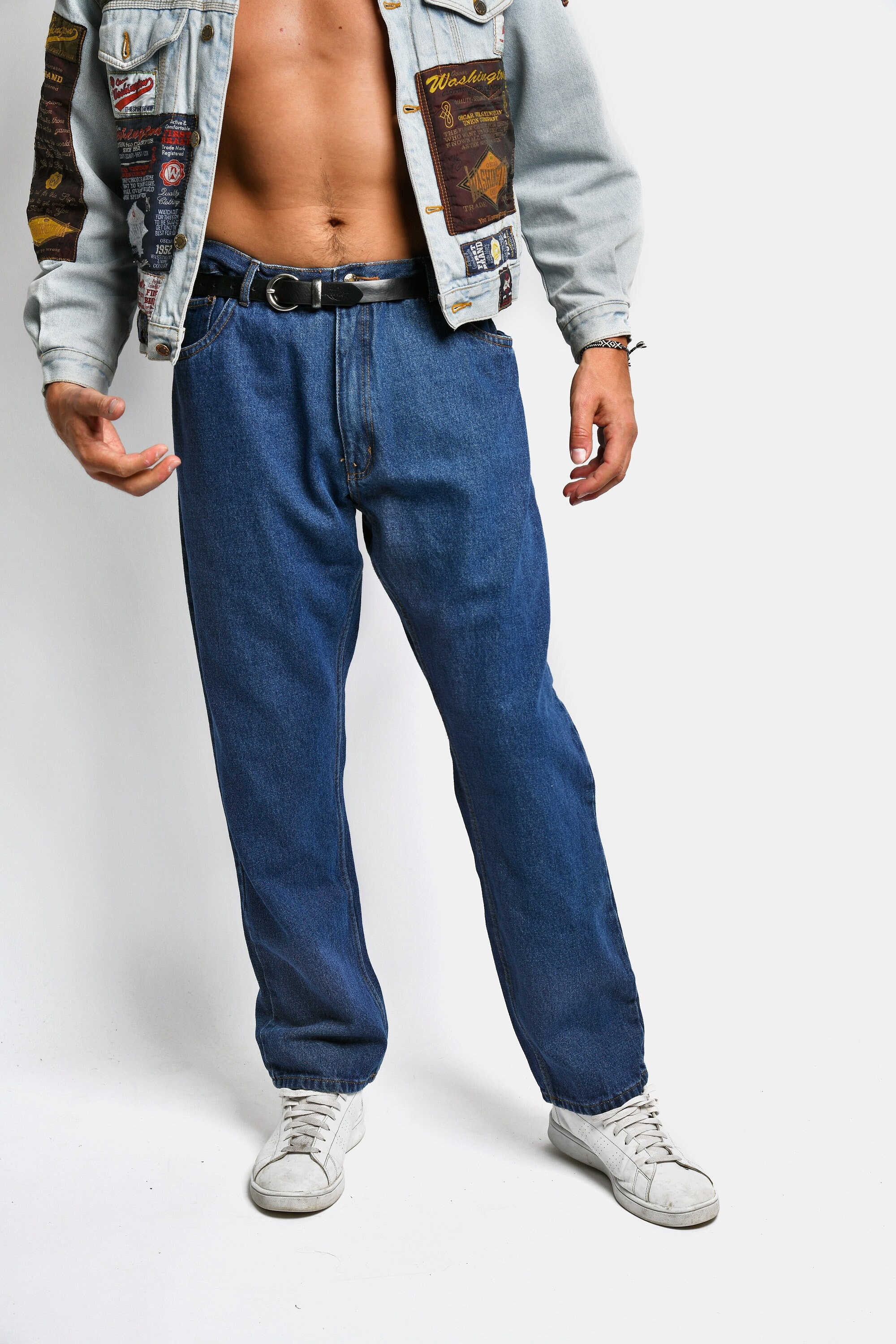 80s Blue Jeans Shirt -  Australia