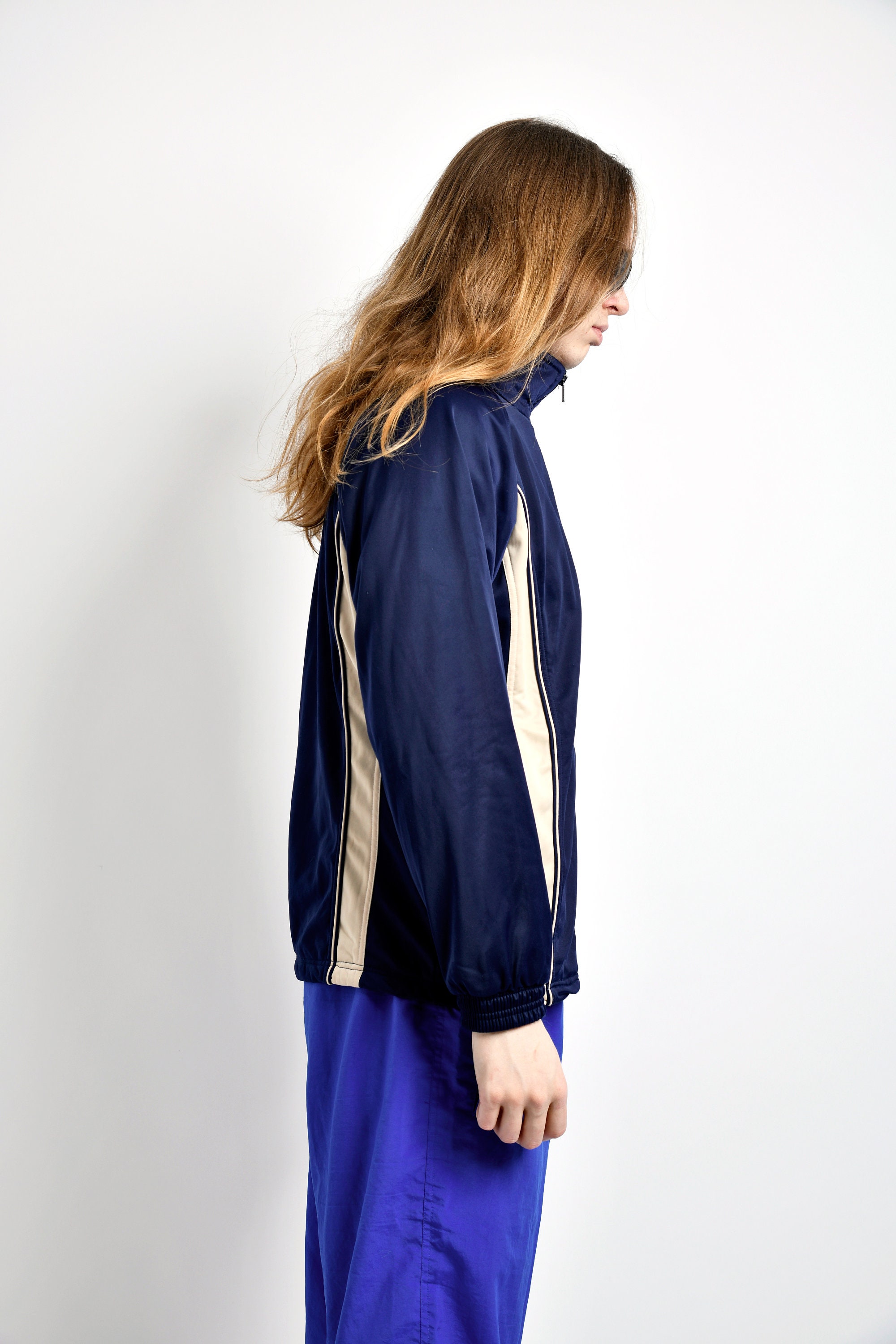 NIKE Vintage Sport Jacket Men Blue Navy Colour | 90s NIKE Vintage Sport Jacket Men Blue Navy Colour | 90s