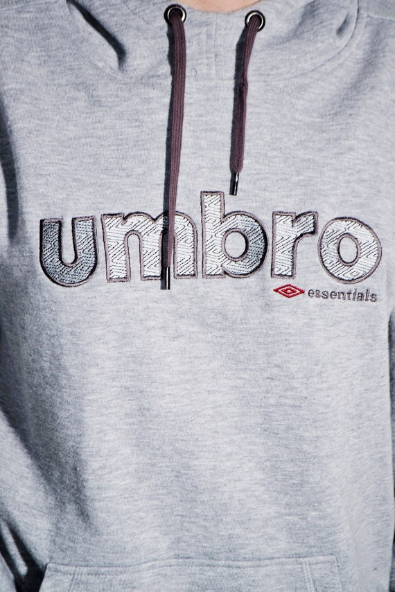 UMBRO gray hoodie unisex | Warm cozy sweater hood… - image 4