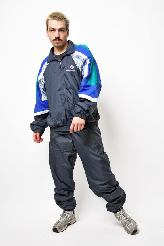 Abbigliamento Sportivo Uomo Tuta Sergio Tacchini Vintage Da Uomo