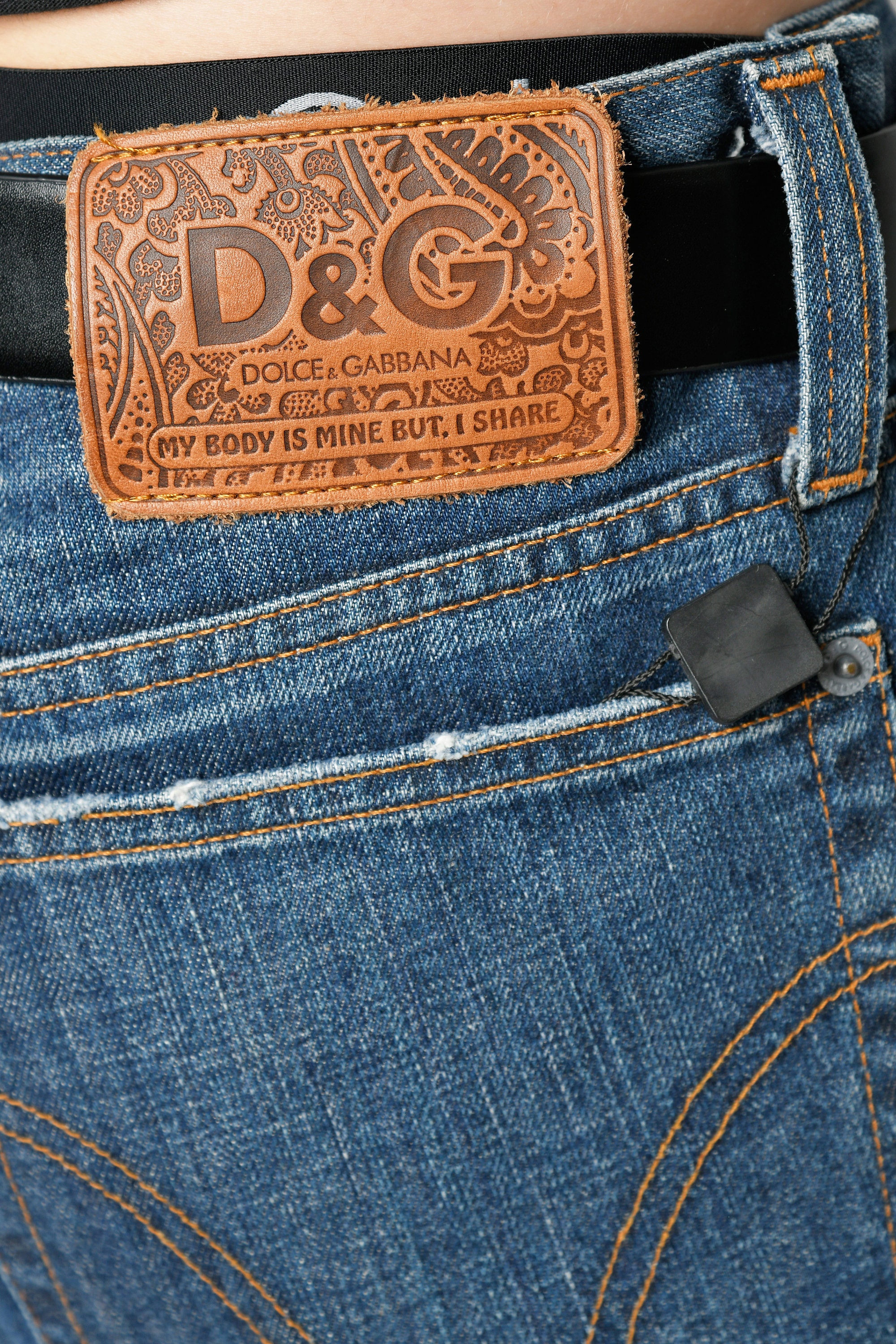 Y2K Dolce Gabbana D&G Dark Washed Blue Jeans | 2000s 00s Era Y2K Dolce Gabbana D&G Dark Washed Blue Jeans | 2000s 00s Era