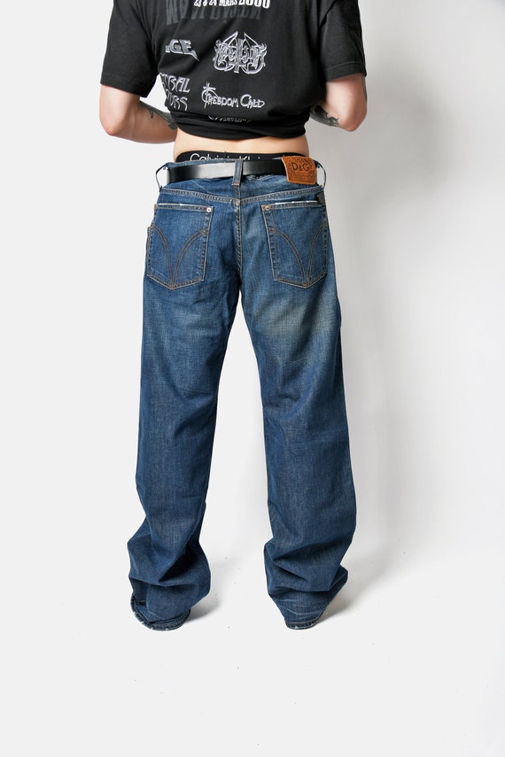 Dolce&Gabbana イタリア製 ダメージジーンズ y2k Dolce&Gabbana イタリア製 ダメージジーンズ y2k