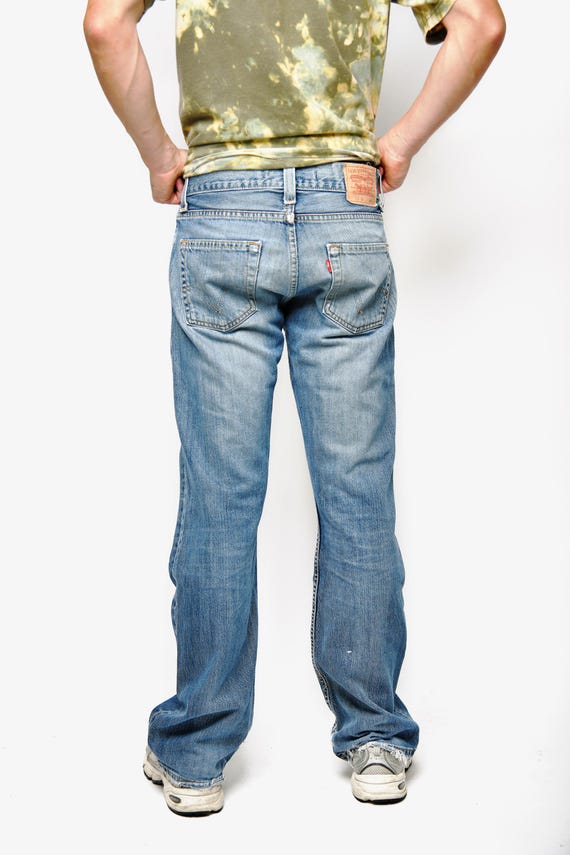 LEVI'S 512 vintage distressed flared jeans men's … - image 6