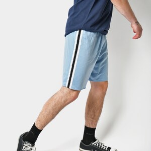 Pantaloncini da basket Nike da uomo in blu pastello / pantaloncini da palestra vintage anni '90 / pantaloncini sportivi Athletic anni '90 Old School / taglia M media immagine 4