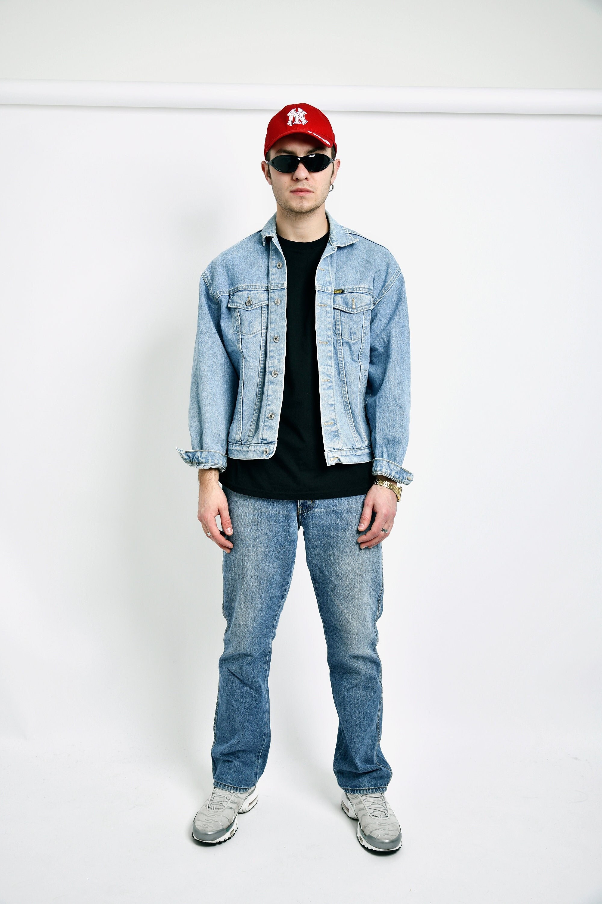 90s denim jacket outfit cheap