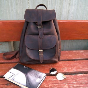 Genuine leather backpackDORIS Extra Large image 2