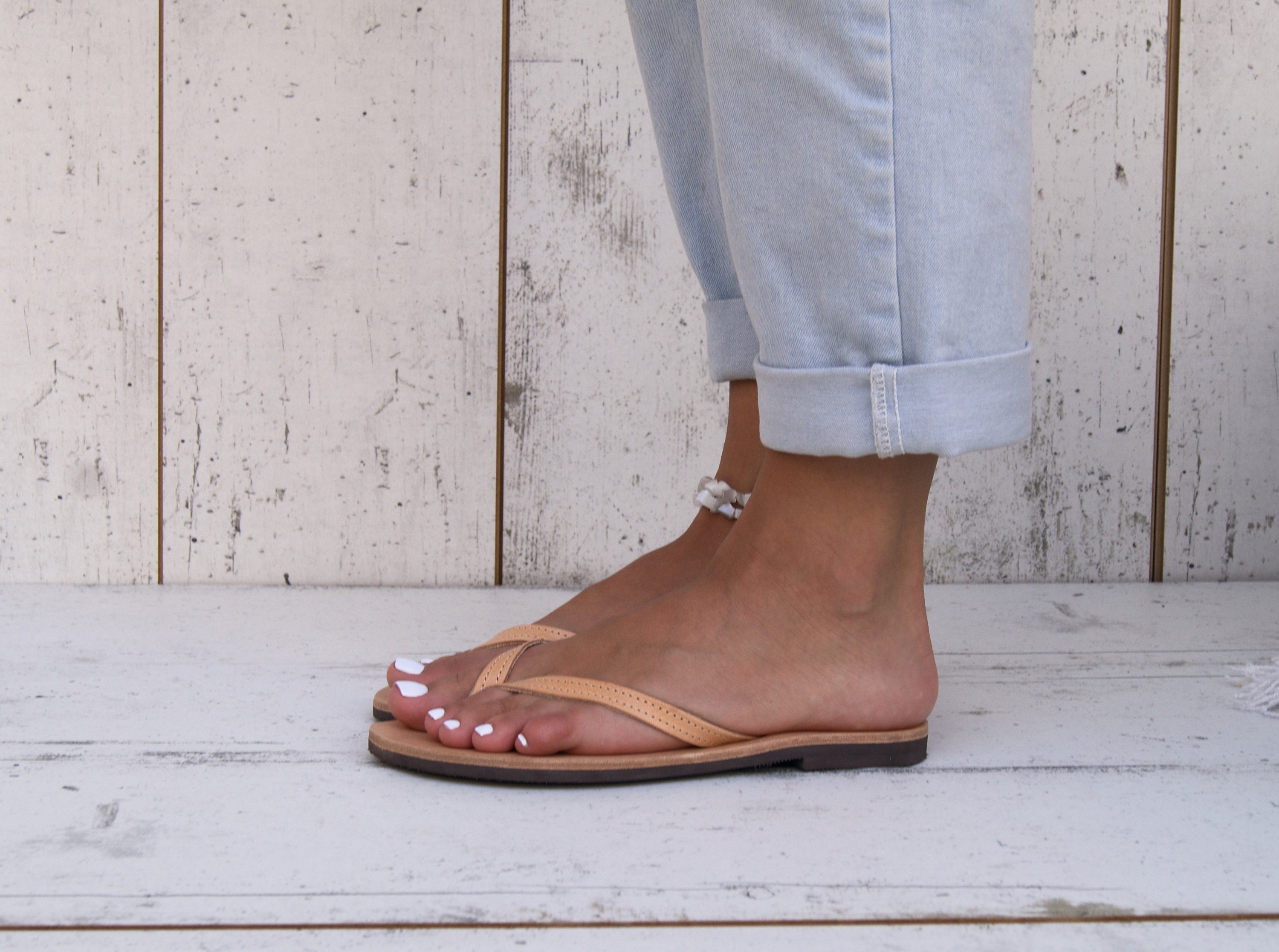 Women Leather Flip Flops/greek Handmade Flip Flop/thong Etsy UK