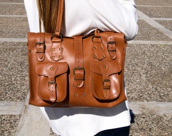 leather tote bag/ womens handbag/ shoppers bag/ shoulder bag/ genuine leather tote/ ladies tote/ womens tote