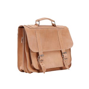 LYDIA 13 inch  leather briefcase/ messenger bag/ shoulder bag/ laptop bag/ mens bag/ crossbody bag