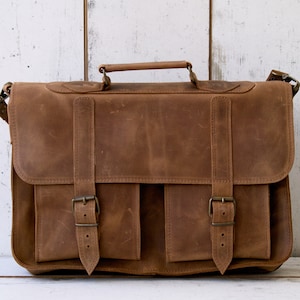 BENGAL 15 pouces porte-documents en cuir/sac messager/sac à bandoulière/sac pour ordinateur portable/sac old school/sac pour homme/sac crossbody