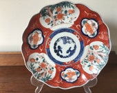 Antique Japanese Imari richly decorated plate - 8.5 quot diameter
