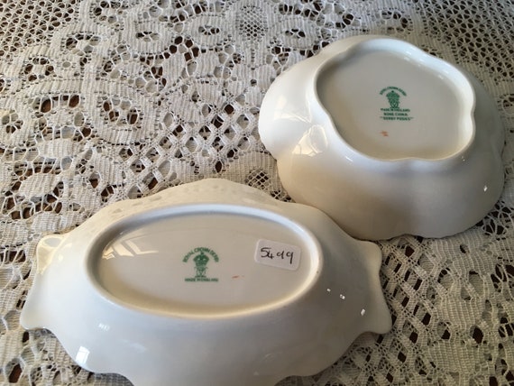 2 Vintage Royal Crown Derby Fine Bone China Small… - image 6