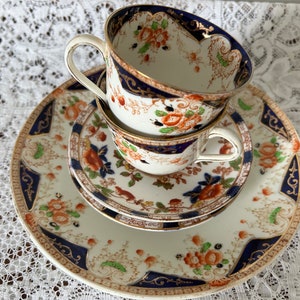 2 1930s Best English China Tea Cups and Saucers With Serving Plate - Etsy