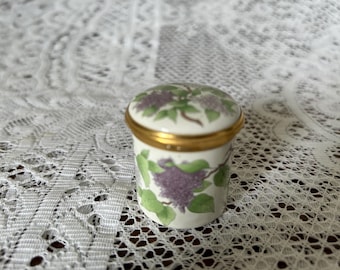 Halcyon Days Enamel Trinket Box - Metropolitan Opera House - Opera Flowers - Wagner