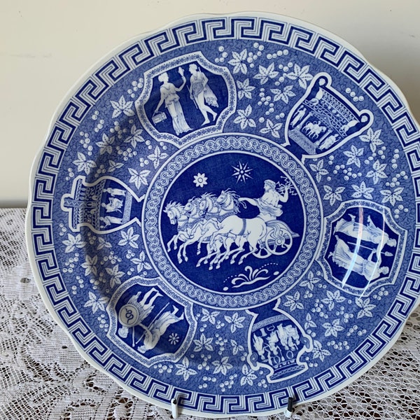 Spode Blue Room Collection Plate from Traditions Series - Greek - 10.5" Diameter