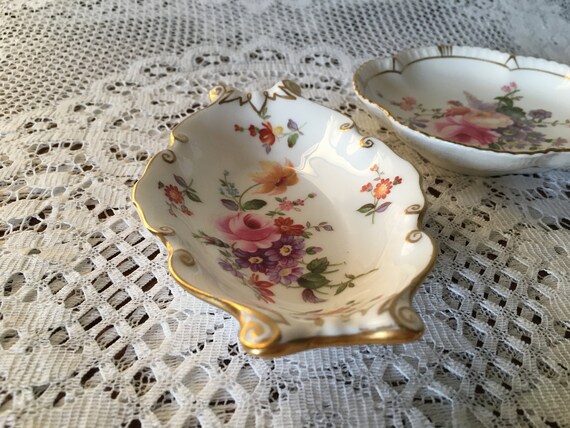 2 Vintage Royal Crown Derby Fine Bone China Small… - image 4