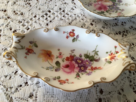 2 Vintage Royal Crown Derby Fine Bone China Small… - image 3