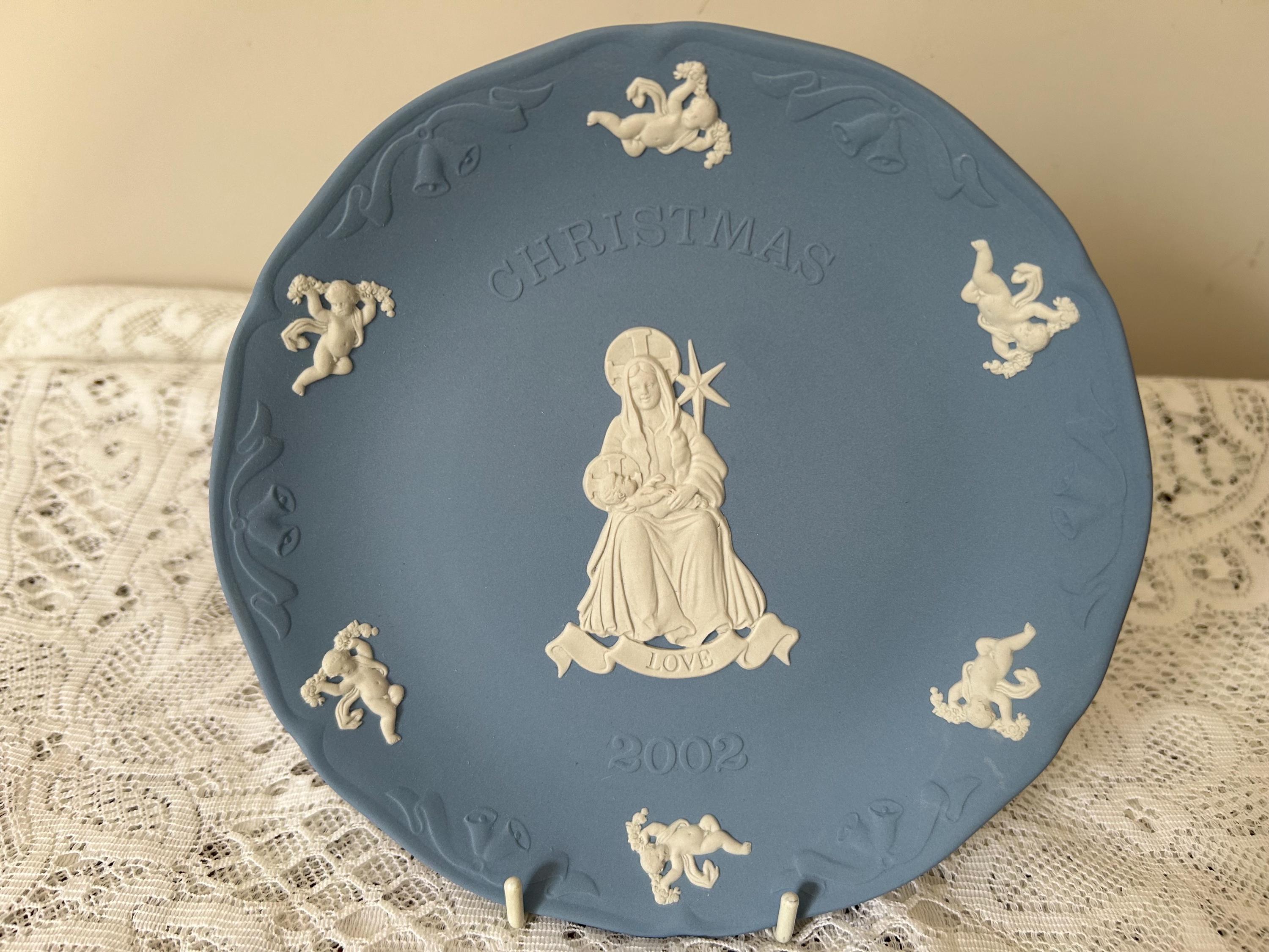 ウエッジウッド 1992年 クリスマスプレート ジャスパー WEDGWOOD