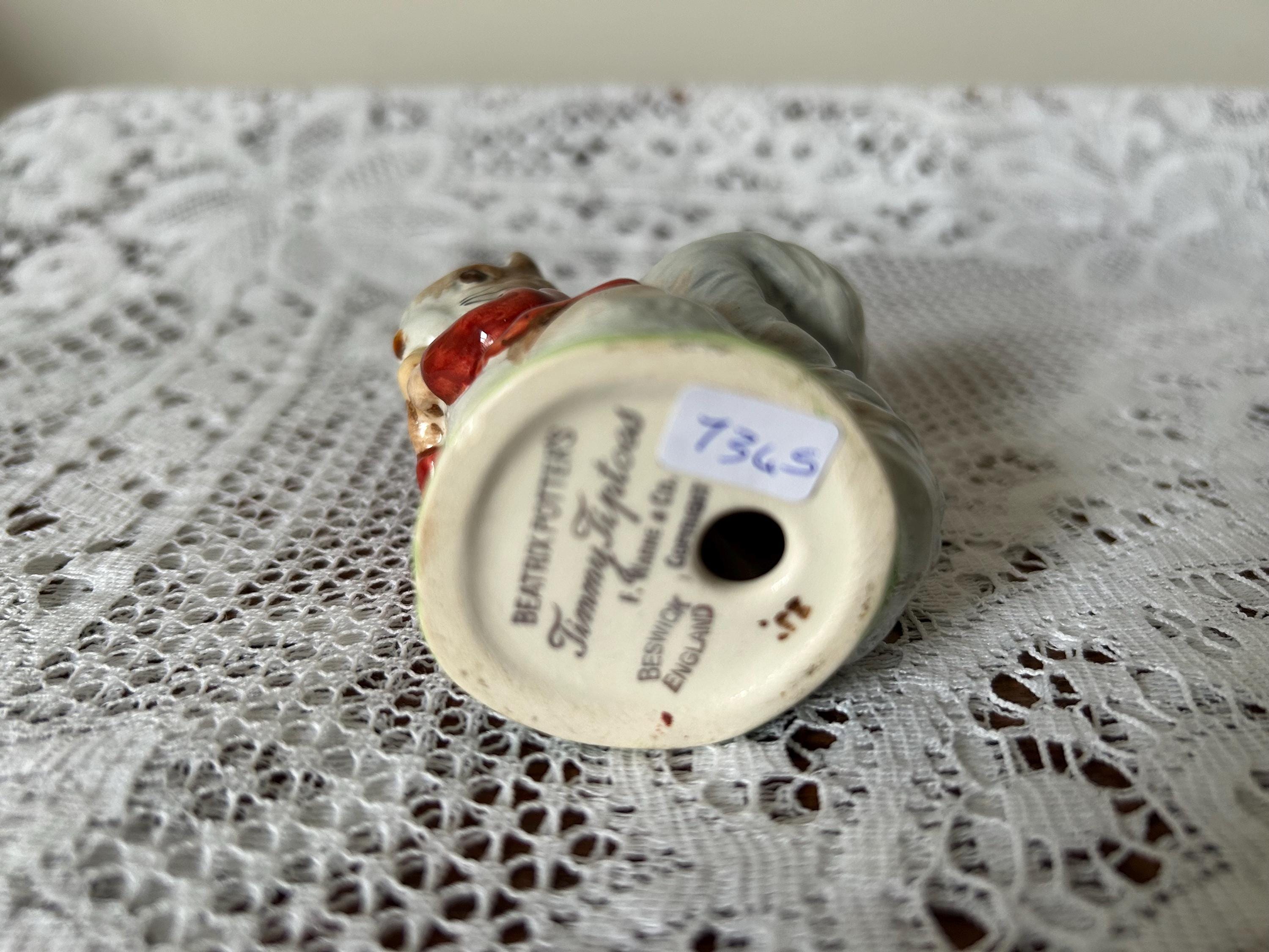 Beatrix Potter Timmy Tiptoes Figurine, Beswick, 1960s - Etsy Australia