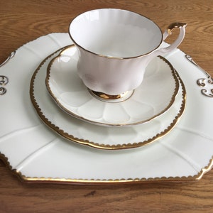 Royal Albert Val d&#39;Or Bone China Teetassen-Quartett