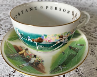 Royal Worcester VIP Tennis Large Breakfast Cup and Saucer