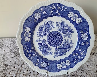 Spode Blue Room Sammelteller aus der Regency-Serie - Trophies - 10,5 "Durchmesser