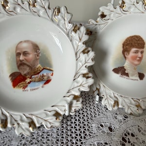 Edward VII and Queen Alexandra Commemorative Wall Plates