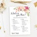 see more listings in the Bridal Shower games section