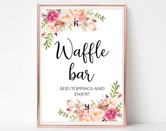 Wedding Waffle Bar | Etsy