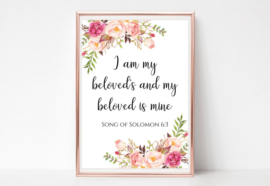 I Am My Beloved My Beloved Is Mine