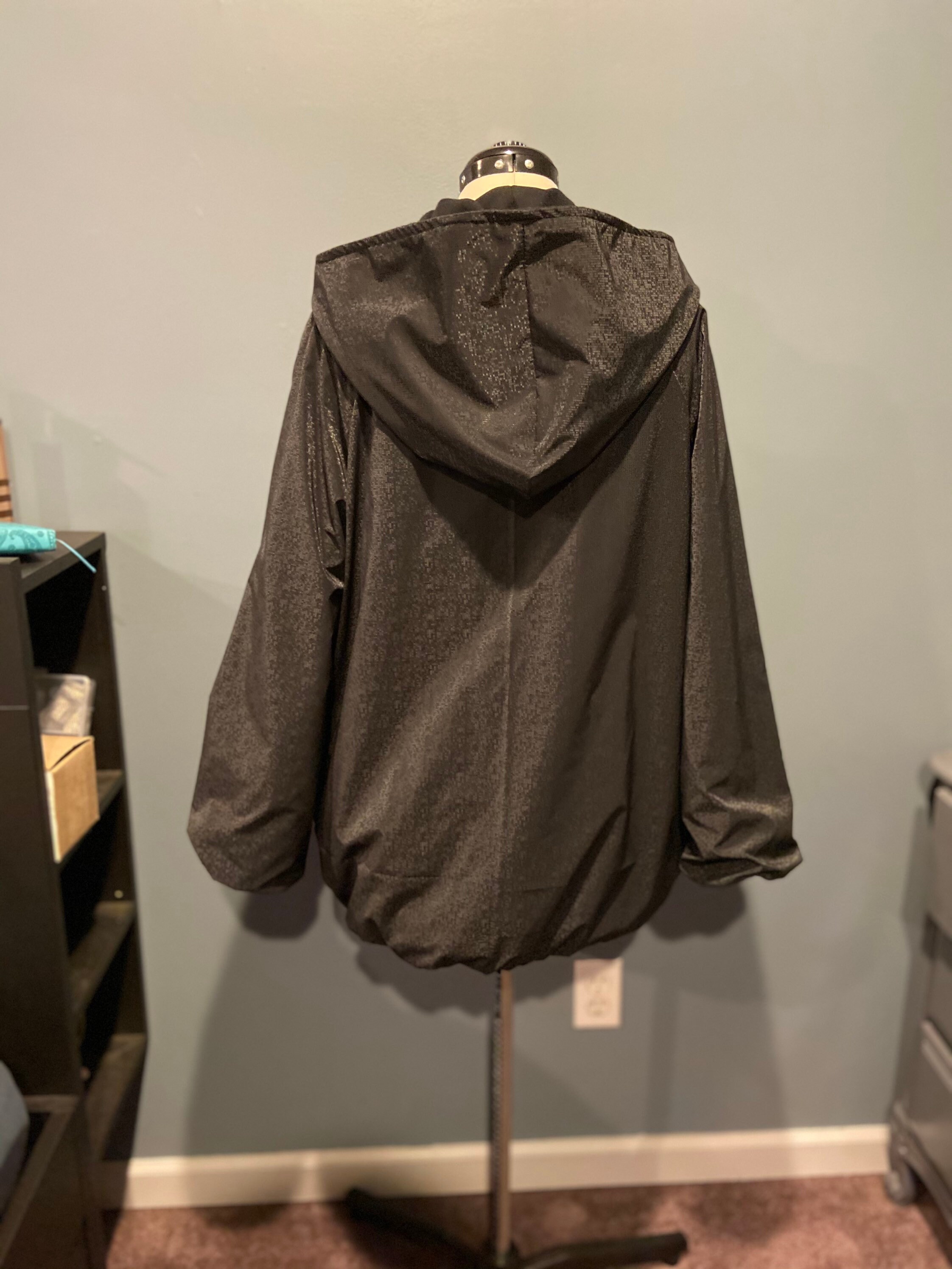 flannel lined rain coat