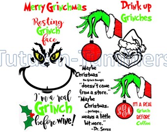 Download Grinch svg | Etsy