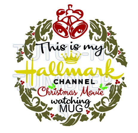 Download Hallmark Channel Christmas Movie Watching mug svg ...
