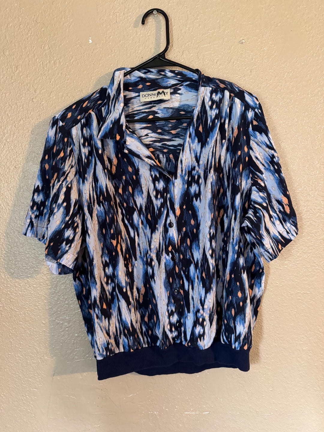 Donnkenny Women’s XL Blouse, Vintage Blouse, Vintage Clothing, Vintage