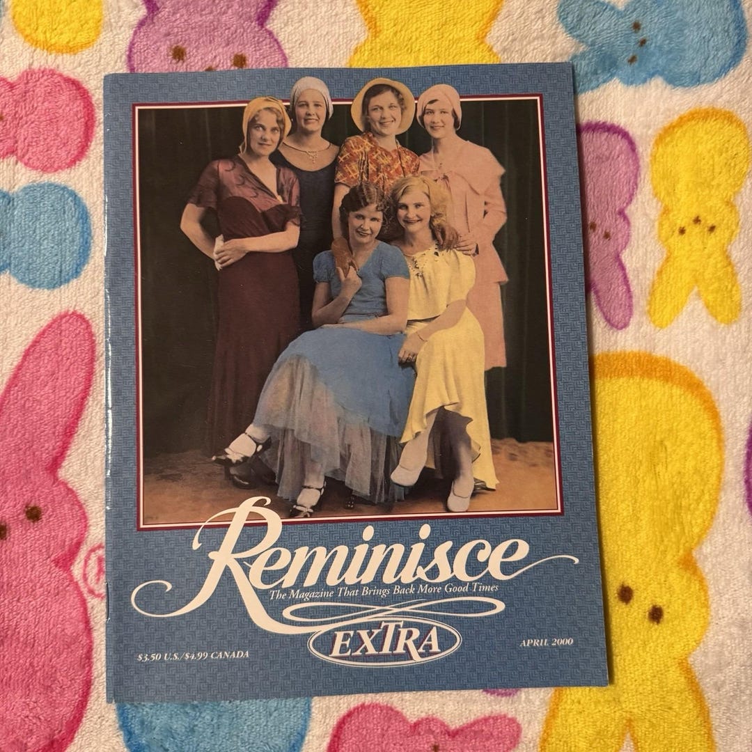 Retro Reminiscing Vintage Reminisce Magazine April 2000 Nostalgia Old Fashioned Glam - Etsy