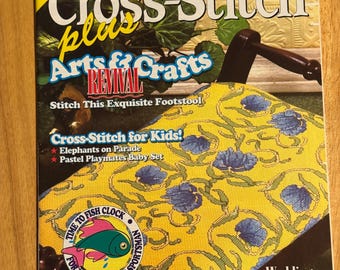 Cross Stitch Book, Vintage Cross Stitch Patterns, May 1995 Cross Stitch Magazine