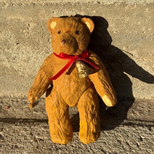 Vintage Ornament, Bear Ornament, Ceramic Bear Ornament